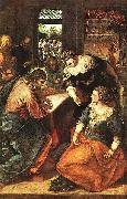 TINTORETTO, Jacopo Christus bei Maria und Martha France oil painting artist